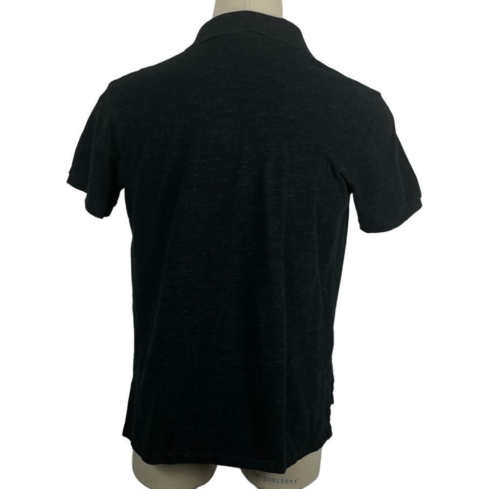 Men's Polo Ralph Lauren Black Heather Custom-Slim Fit 100% Cotton Polo XL - Picture 5 of 6